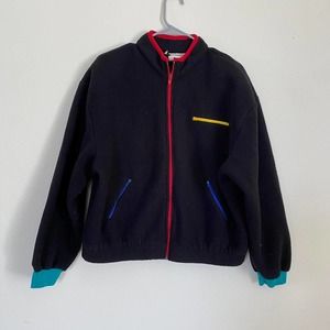 Vintage 80s fleece zip up